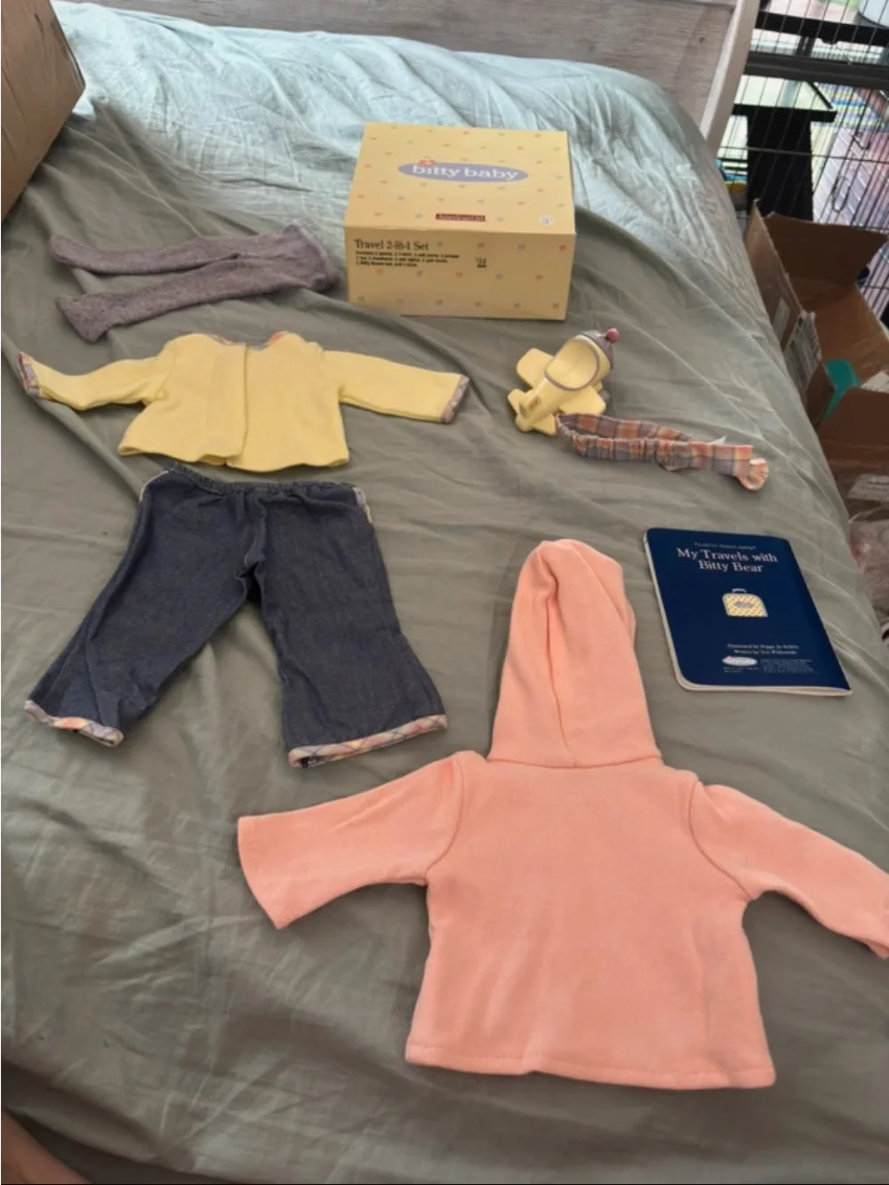 Bitty baby American girl travel 2 in 1 set partial set